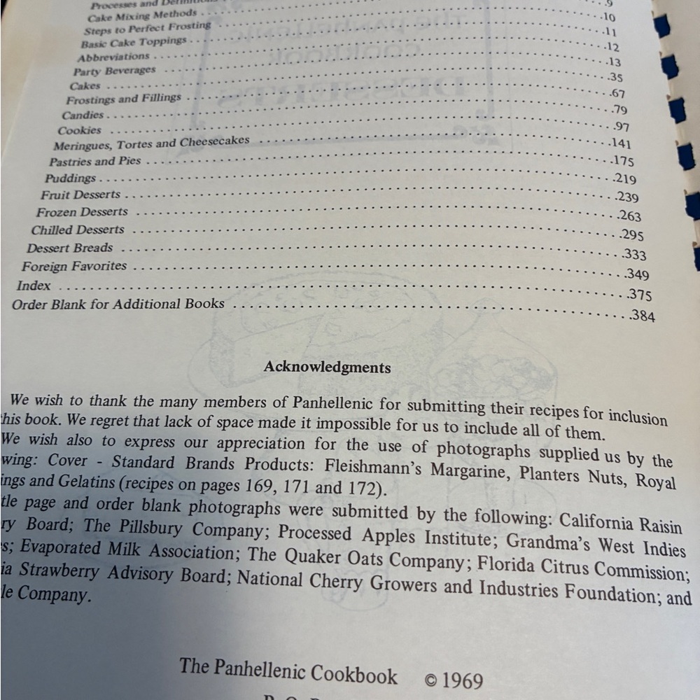 Vintage Panhellenic Cookbooks Lot of 3 Desserts Meats Casseroles Recipe 1969 - Picture 2 of 7